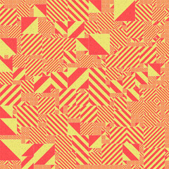 Abstract Geometric Pattern generative computational art illustration