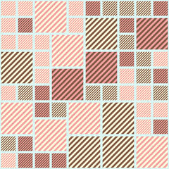 Abstract Geometric Pattern generative computational art illustration