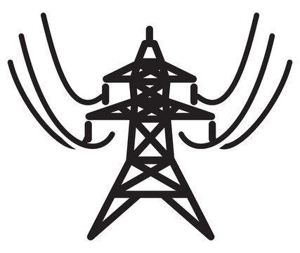 Electrical Pylon - Power Sector - Icon