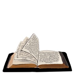 Obraz premium bible opened to revalation 