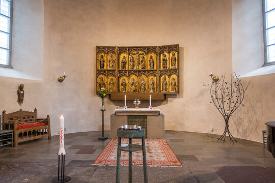 Altar of the Church of Old Uppsala (Gamla Uppsala Kyrka)