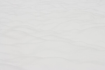 White snow surface, natural snow background for record or banner.