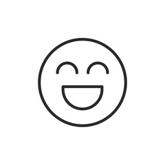 Customer satisfaction icon. Positive feedback sign. Vector. Happy face emoji outline icon. smile icon vector. smile emoticon icon. feedback