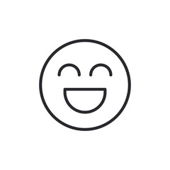 Customer satisfaction icon. Positive feedback sign. Vector. Happy face emoji outline icon. smile icon vector. smile emoticon icon. feedback