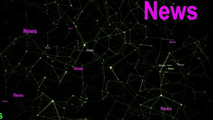 News text against abstract  background