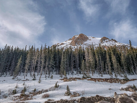 snow covered mountains - Powered by Adobe