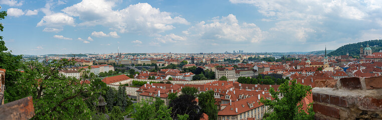 Naklejka na ściany i meble Prag, Burg, Panorama