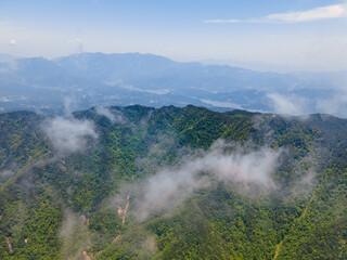 Early summer scenery of Dabie Mountain Bodao Peak Scenic Area in Luotian, Huanggang, Hubei, China
