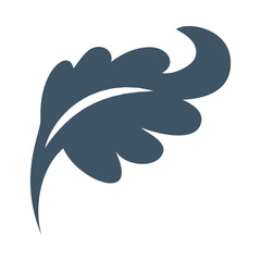 vintage ornament leaf