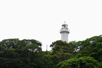 Fototapeta na wymiar 日本最古の洋式灯台である観音崎灯台