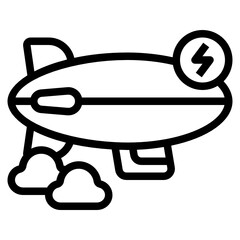Hybrid Air Vehicles line icon