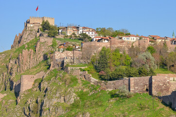 Fototapeta na wymiar Citadel of Ankara - Ankara, Turkey