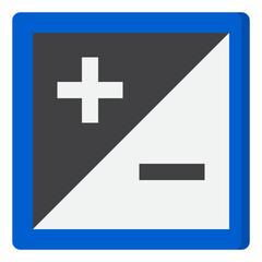 exposure flat style icon