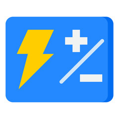 exposure flat style icon