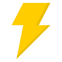 flash flat style icon