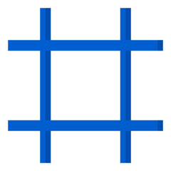 Obraz premium grid flat style icon