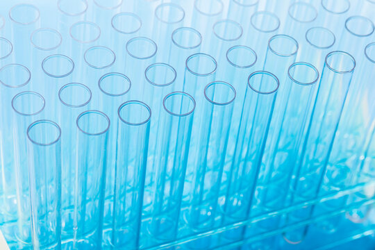 Close-up of test tubes