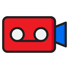 movie color line style icon