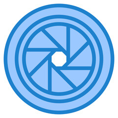 diaphragm blue style icon