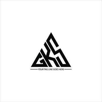 G K S letter logo abstract creative design. G K S unique design