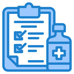 report blue style icon