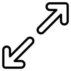 Fototapeta premium Expand line icon