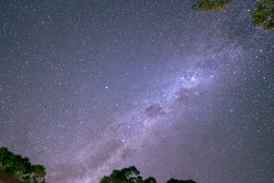 Fototapeta Milky Way on night sky