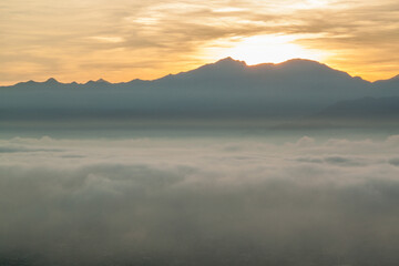 Sunrise skyline - The sea of the cloud