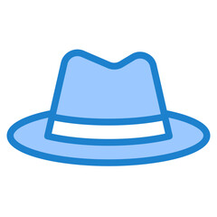 hat blue style icon