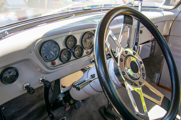 Vintage Classic Car Detail Shot