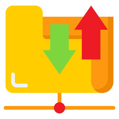 file flat style icon