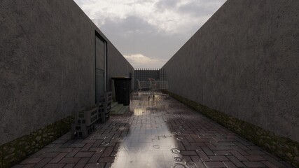 Obraz premium urban allleyway