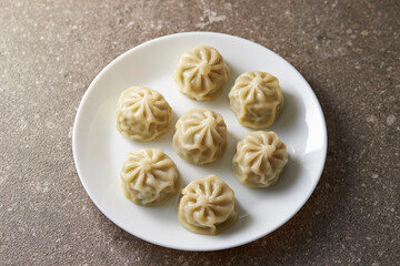 dumplings on a plate