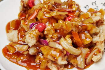 Sweet and Sour Pork ,tangsuyuk