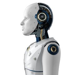 artificial intelligence robot or cyborg