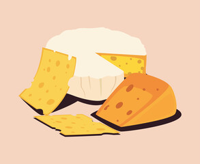 various cheeses tasty