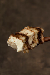 Tiramisu on Wooden Spoon