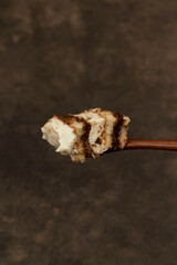 Tiramisu on Wooden Spoon
