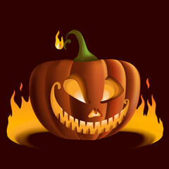 Fototapeta premium halloween pumpkin 