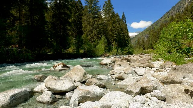 Landscape of the Italian Dolomites - Fontana Bona Locality