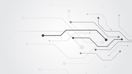 Technology background circuit board Hi-tech communication concept innovation abstract background vector illustration