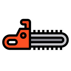 Chainsaw line icon