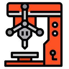 Drill Machine line icon