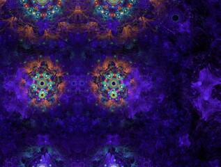Imaginatory fractal background generated Image