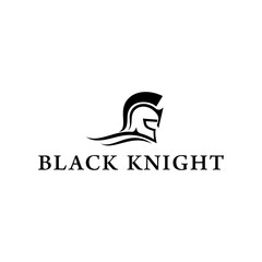 Black Knight logo vector illustration