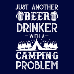 Naklejka premium Camping Mountain Hiking t shirt design: HIKING Mountains Campfire Tent T-Shirt Clothing vector EPS best cool tshirt, Digital Prints file