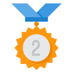 Medal flat icon