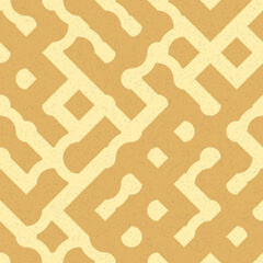 Abstract Geometric Pattern generative computational art illustration