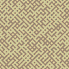 Abstract Geometric Pattern generative computational art illustration