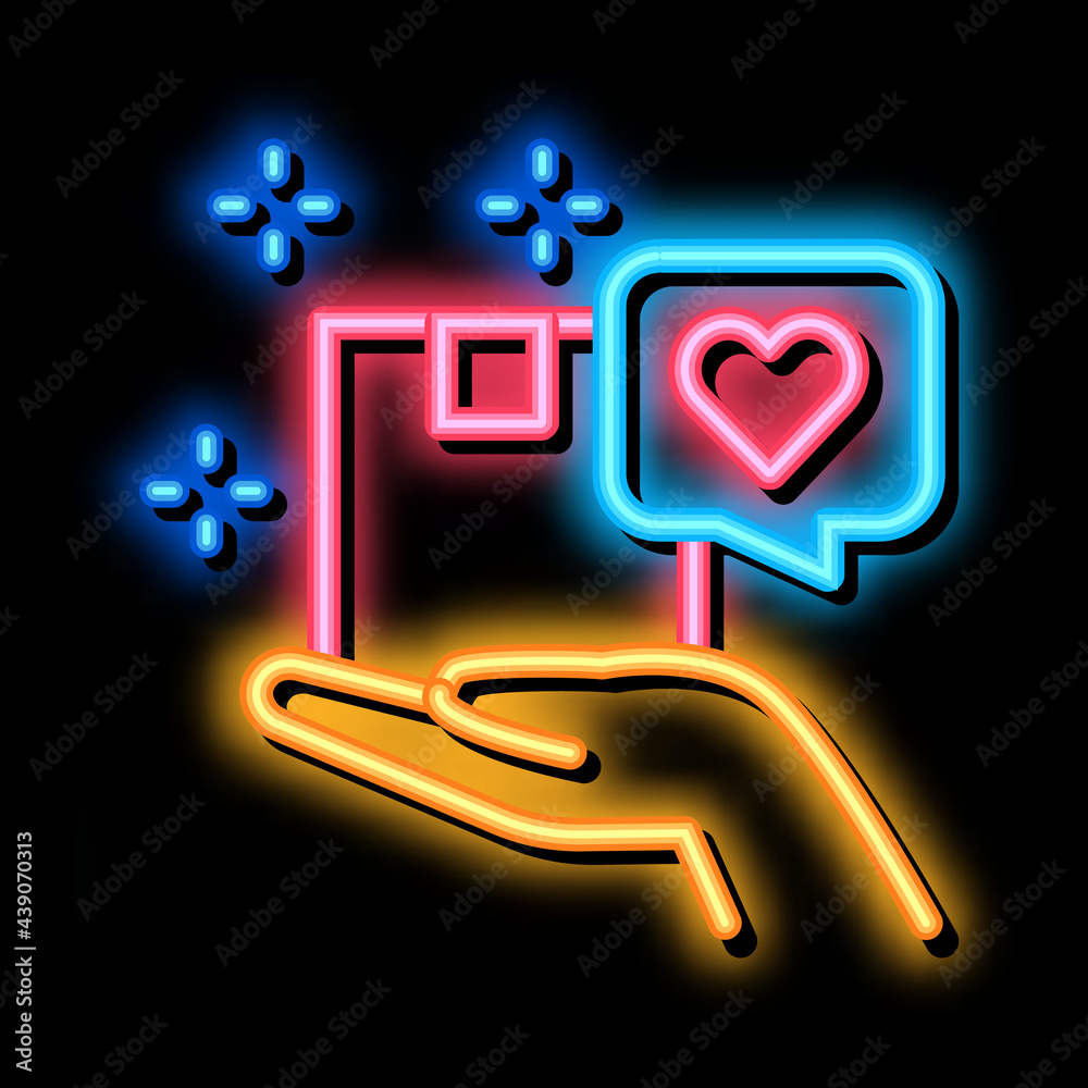 Poster client good deal neon light sign vector. glowing bright icon client good deal sign. transparent symb